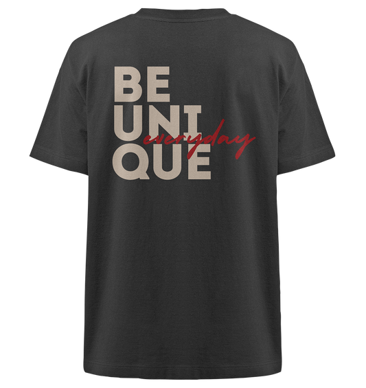 Heavy Oversized Organic T-Shirt | BE UNIQUE.