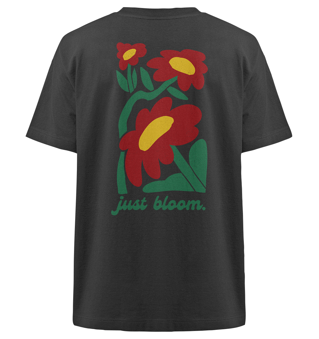 Heavy Oversized Organic T-Shirt | Limited Spring Collection | JUST BLOOM