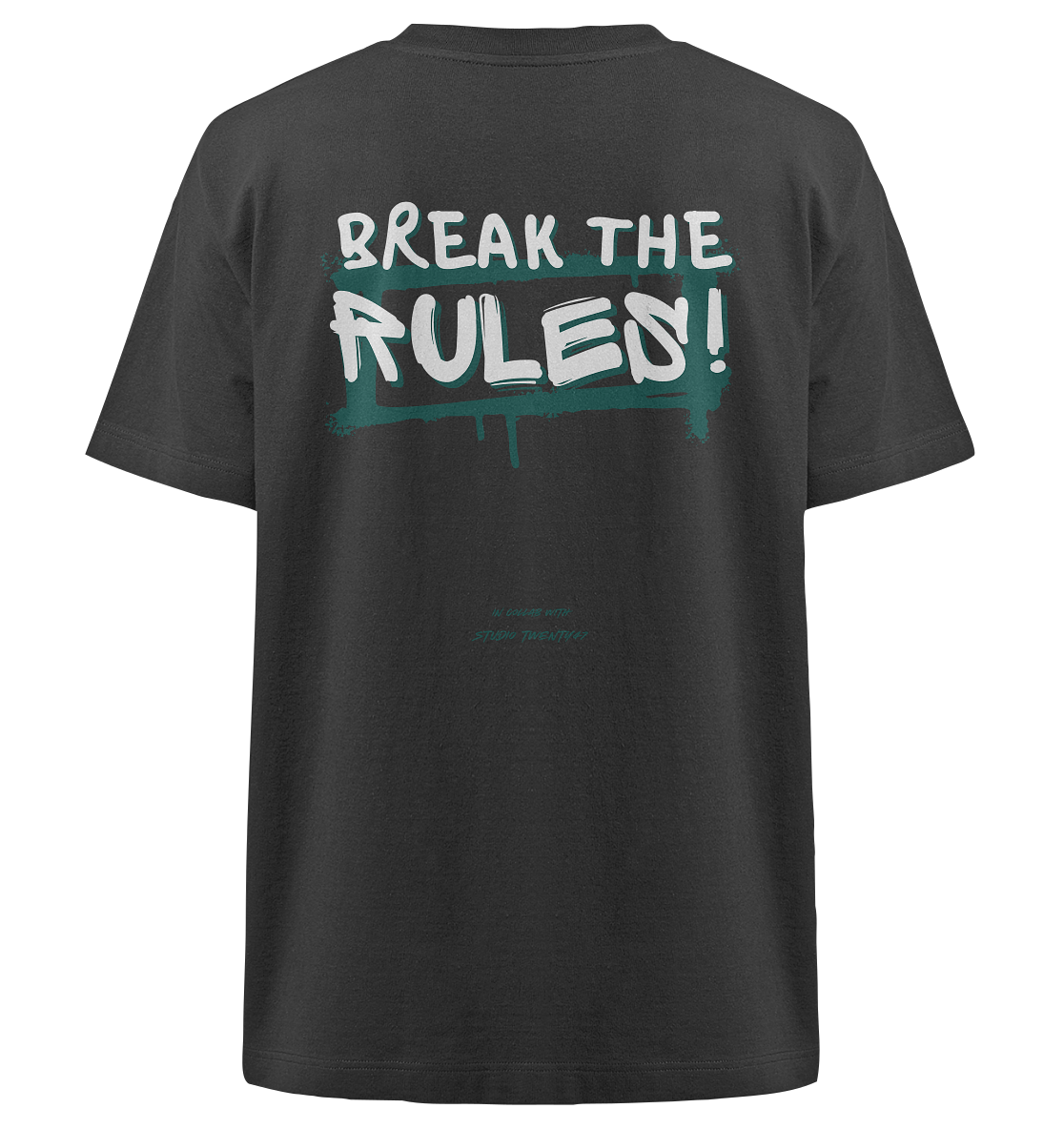 Heavy Oversized Organic T-Shirt | collab mit "Studio Twenty47" | RULES