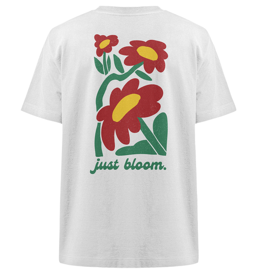 Heavy Oversized Organic T-Shirt | Limited Spring Collection | JUST BLOOM