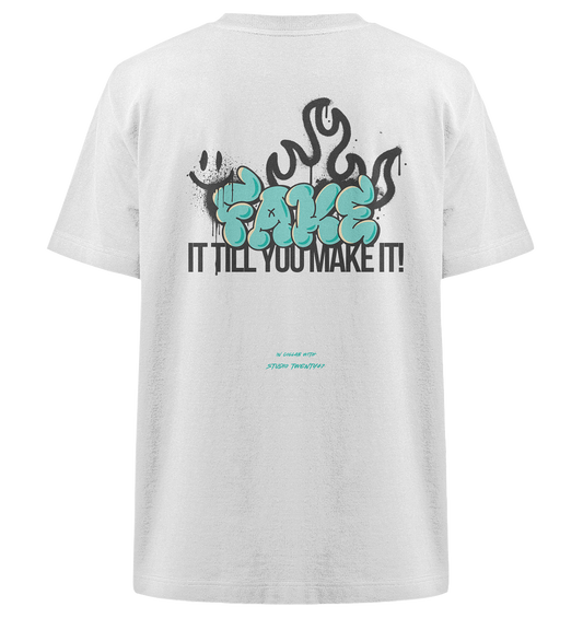 Heavy Oversized Organic T-Shirt | collab mit "Studio Twenty47" | FAKE