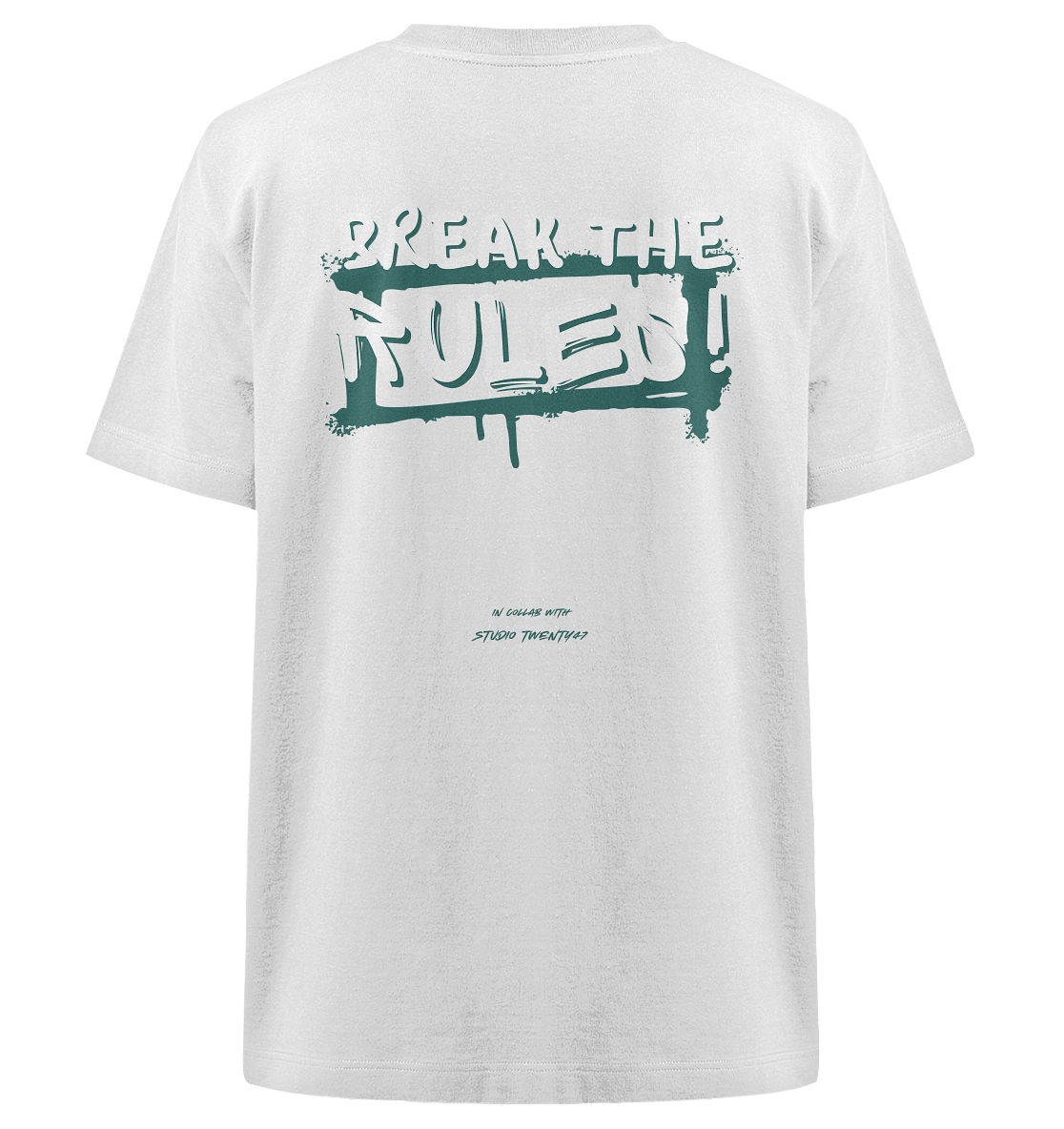 Heavy Oversized Organic T-Shirt | collab mit "Studio Twenty47" | RULES