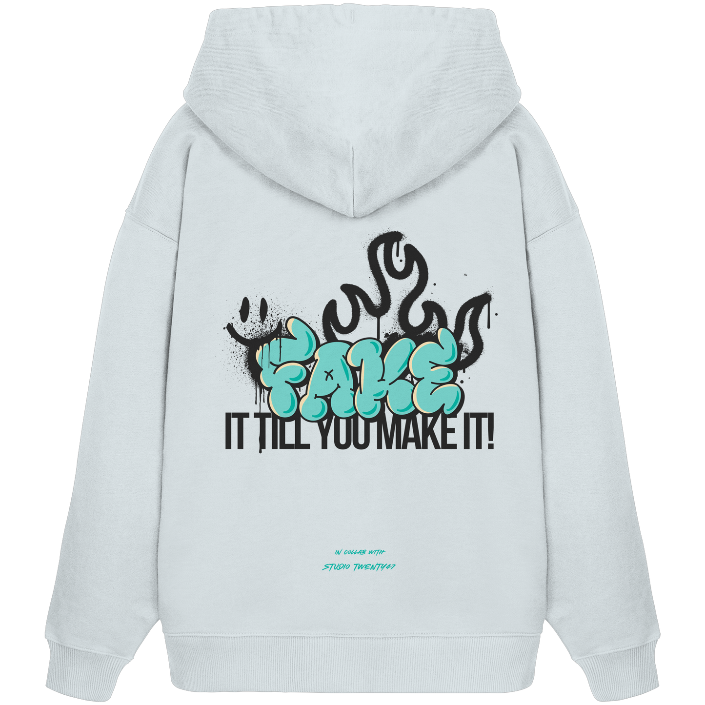 Heavy Oversized Organic Hoodie | collab mit "Studio Twenty47" | FAKE