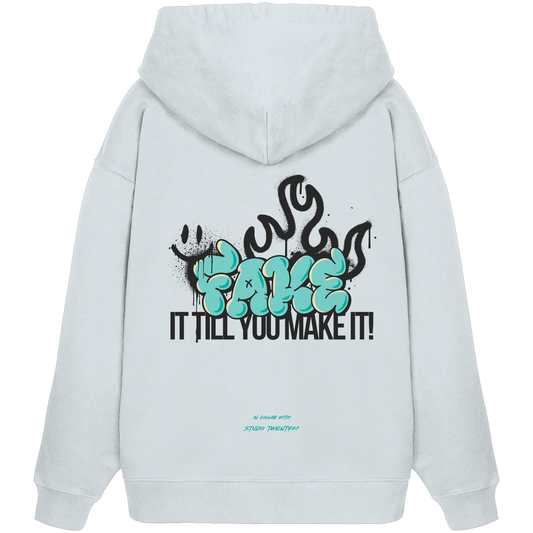 Heavy Oversized Organic Hoodie | collab mit "Studio Twenty47" | FAKE
