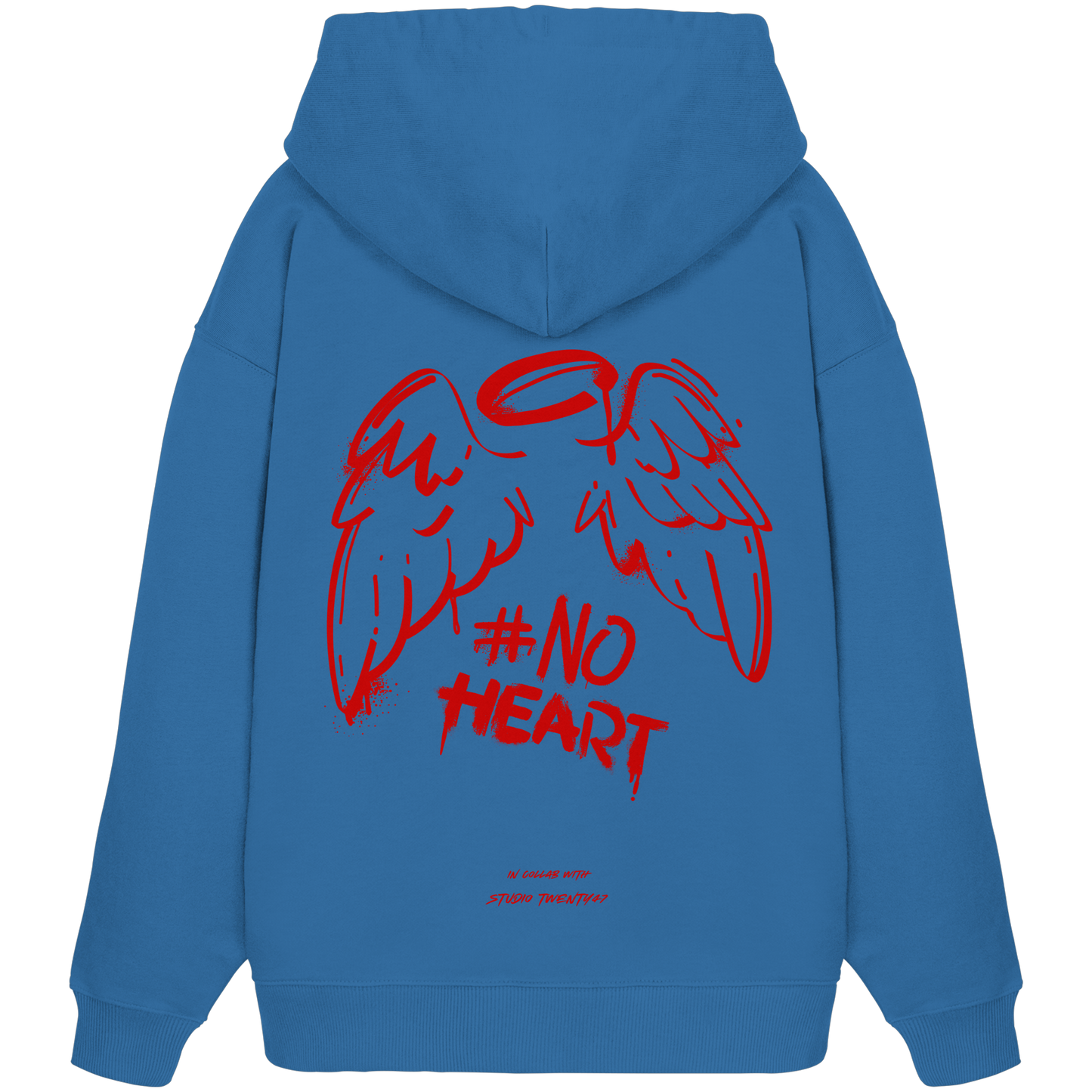 Heavy Oversized Organic Hoodie | collab mit "Studio Twenty47" | NO HEART