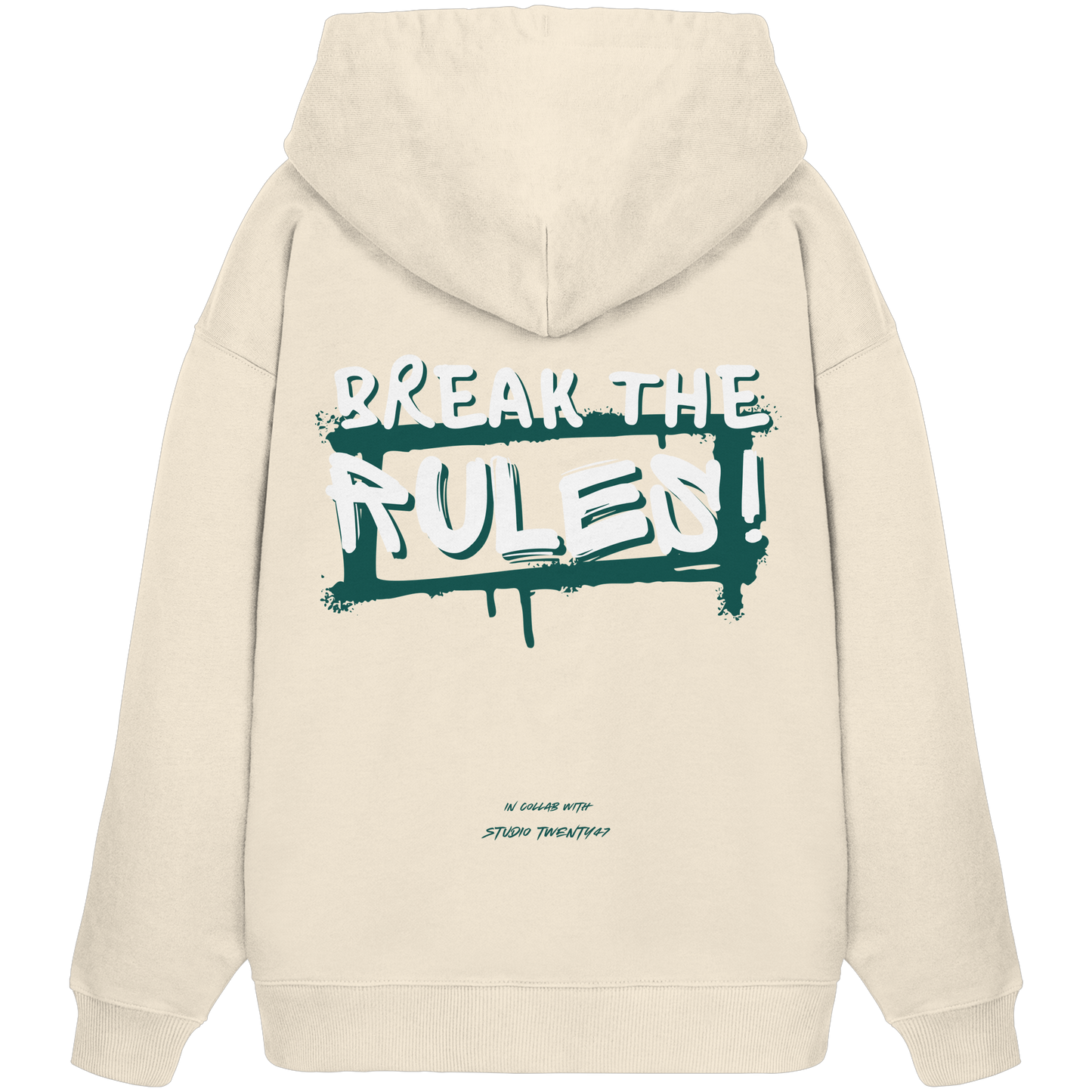 Heavy Oversized Organic Hoodie | collab mit "Studio Twenty47" | RULES
