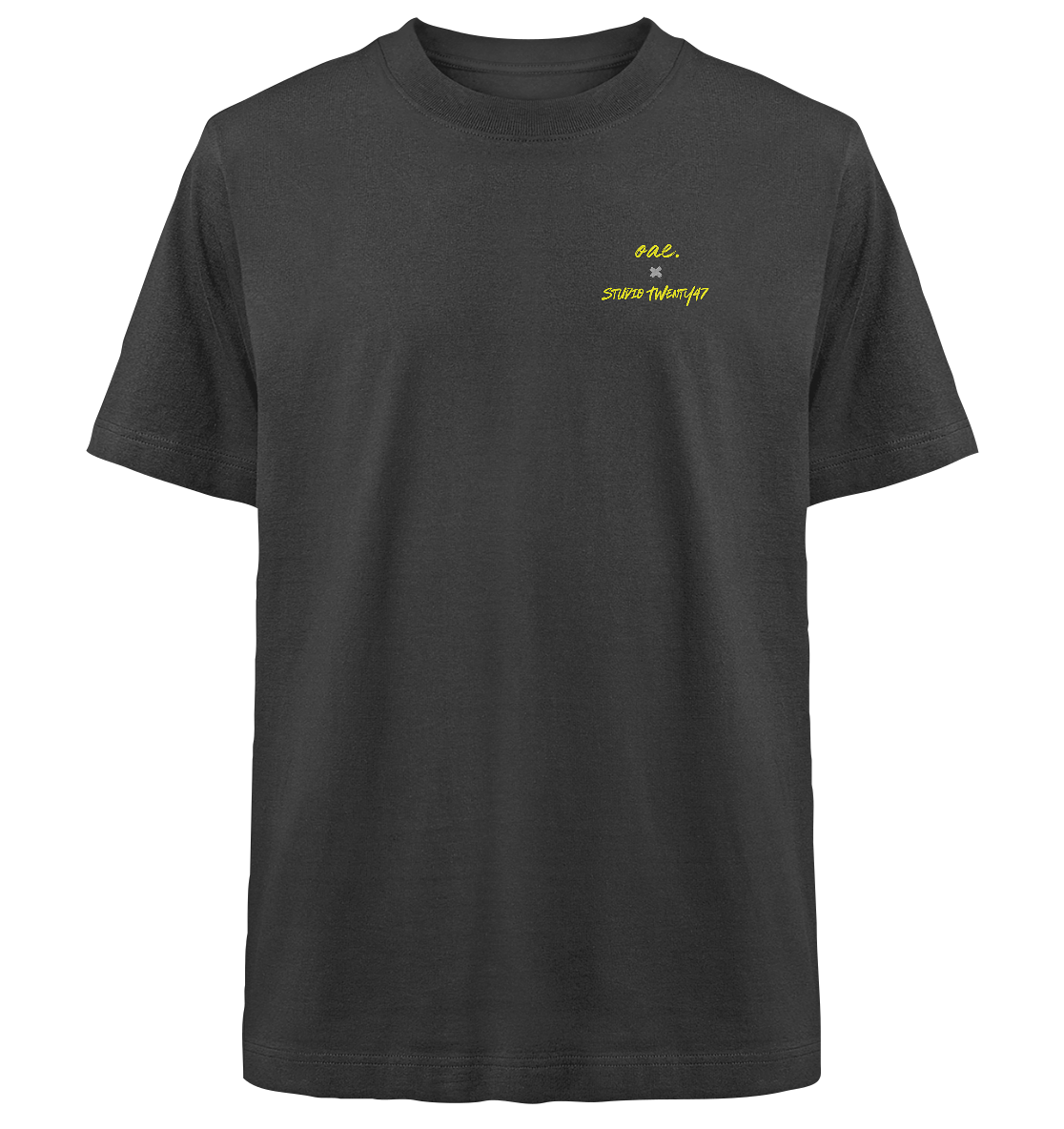 Heavy Oversized Organic T-Shirt | collab mit "Studio Twenty47" | WHAT!?