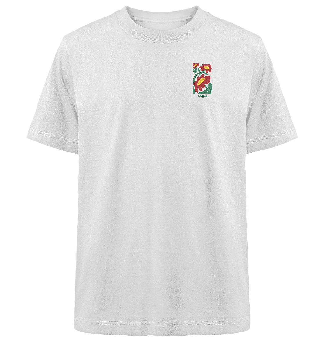 Heavy Oversized Organic T-Shirt | Limited Spring Collection | JUST BLOOM