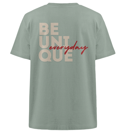 Heavy Oversized Organic T-Shirt | BE UNIQUE.