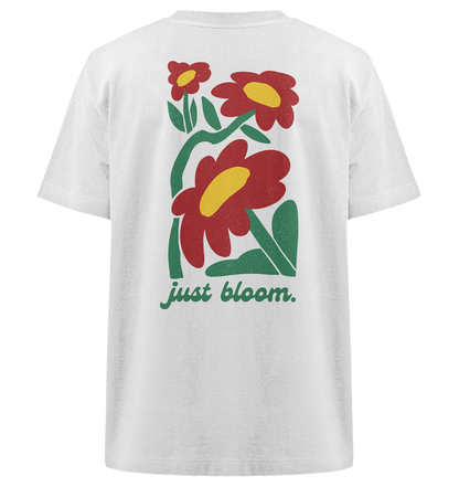 Heavy Oversized Organic T-Shirt | Limited Spring Collection | JUST BLOOM