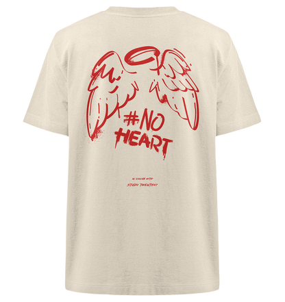 Heavy Oversized Organic T-Shirt | collab mit "Studio Twenty47" | NO HEART