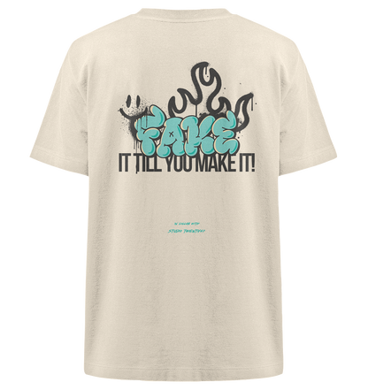 Heavy Oversized Organic T-Shirt | collab mit "Studio Twenty47" | FAKE
