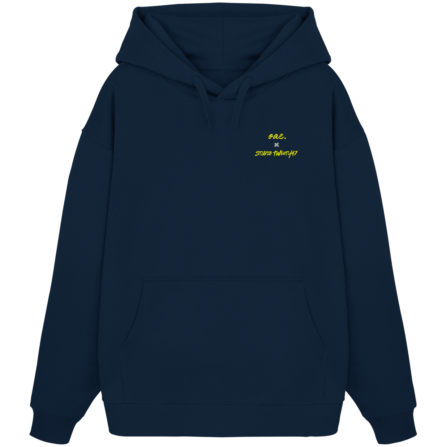 Heavy Oversized Organic Hoodie | collab mit "Studio Twenty47" | WHAT!?
