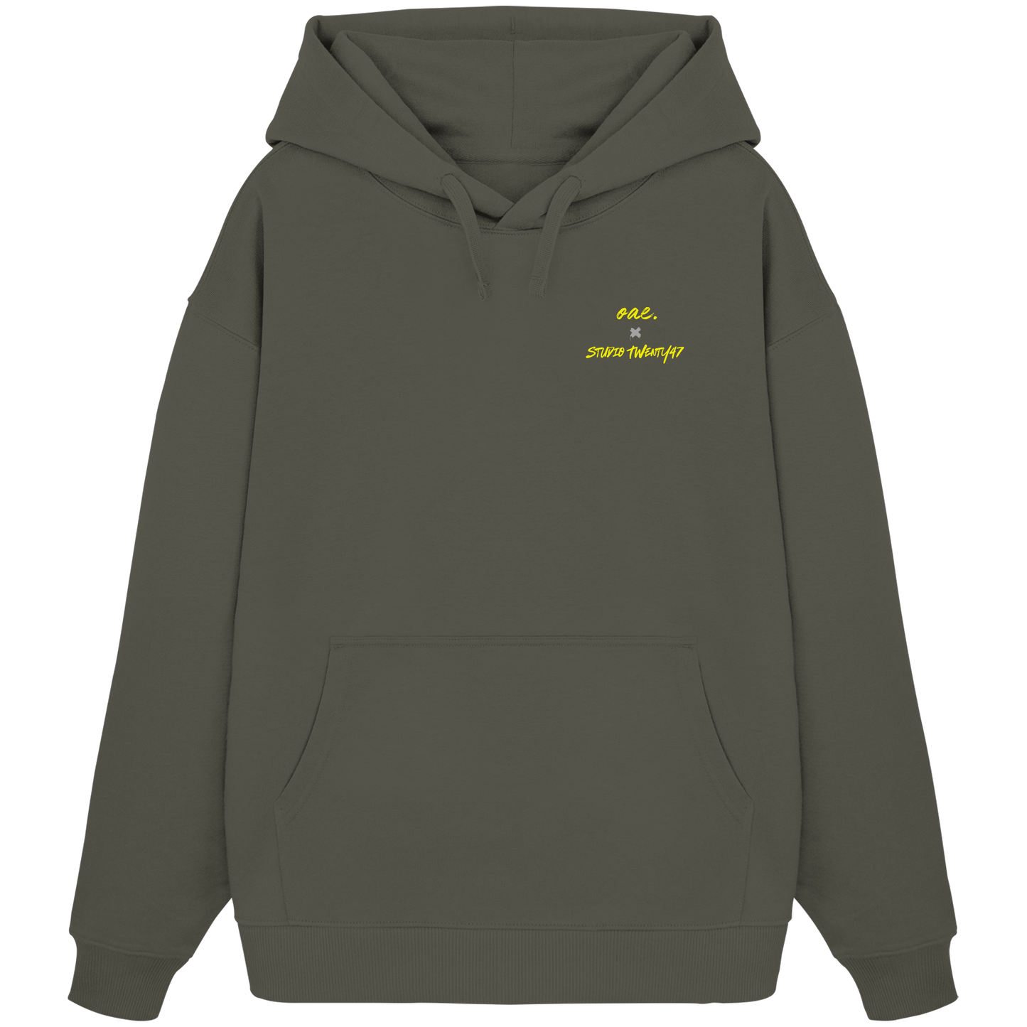 Heavy Oversized Organic Hoodie | collab mit "Studio Twenty47" | WHAT!?